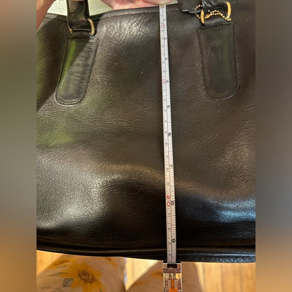 Coach Briefcase Bag Unisex Vintage Coach Black Leather - RARE & VALUABLE! - Picture 13 of 15